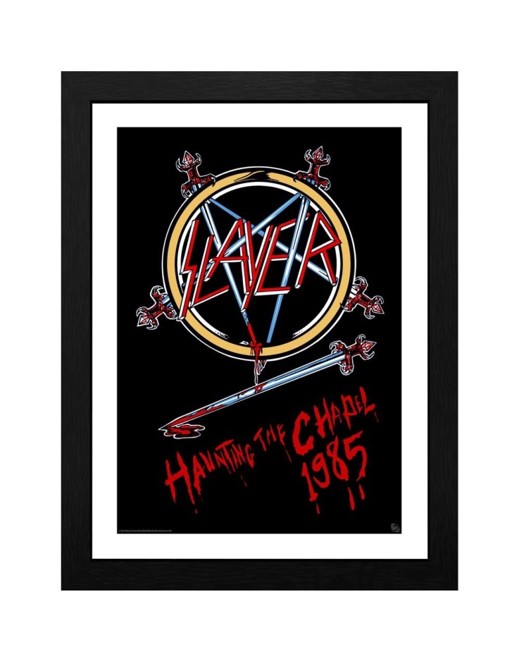 Slayer Haunting the Chapel 30 x 40cm Framed Collector Print