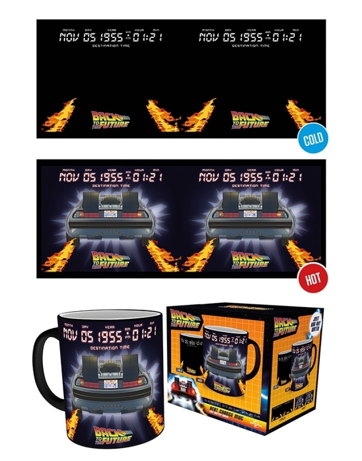 Back To The Future Delorean Heat Change Mug