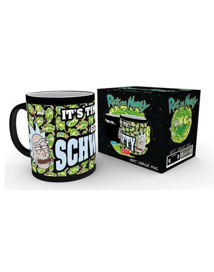 Rick & Morty Get Schwifty Heat Change Mug