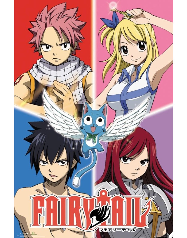 Fairy Tail Quad 61 x 91.5cm Maxi Poster