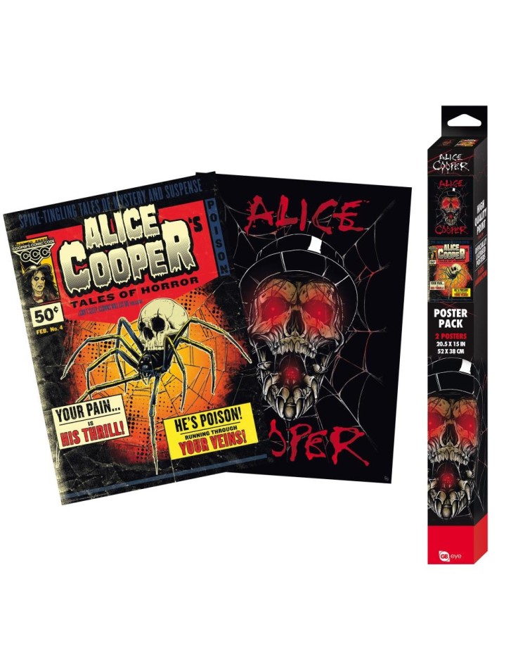 Alice Cooper Tales of Horror/Skull 52 x 38" Chibi Poster
