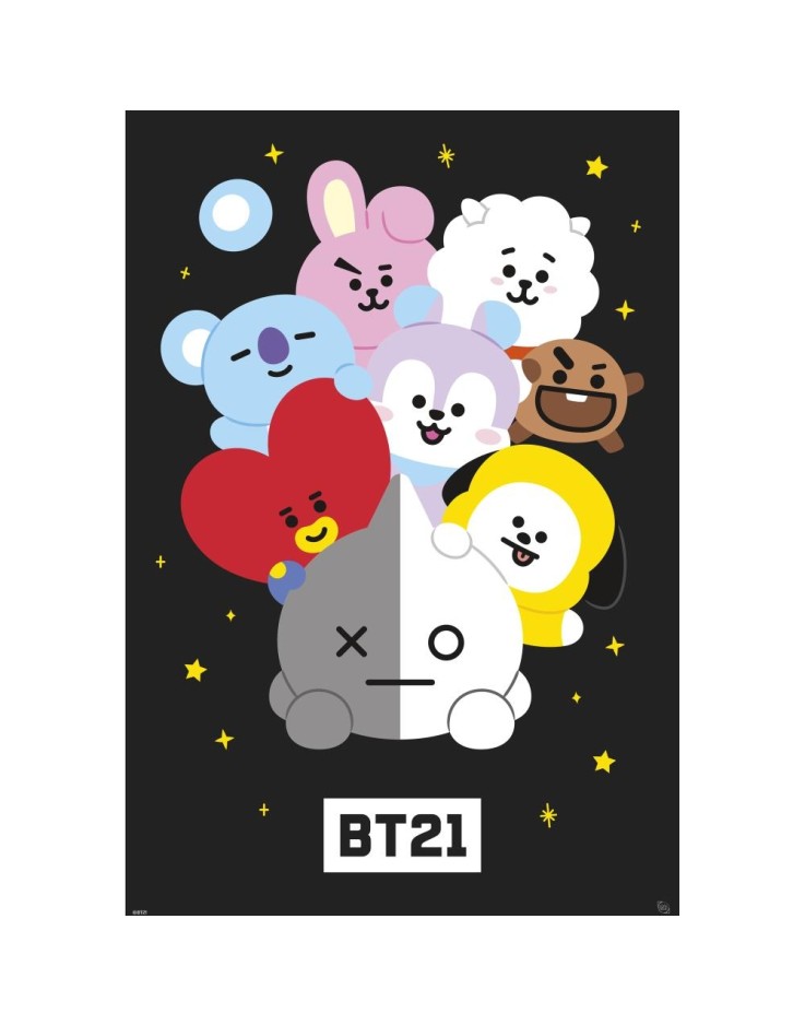 BT21 Characters 61 x 91.5cm Maxi Poster