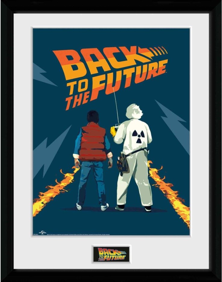 Back To The Future Doc and Marty 30 x 40cm Framed Collector Print