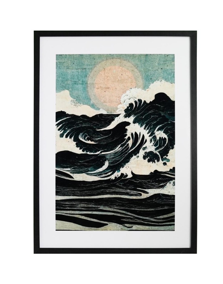 Wild Waves - Treechild - 50 x 70cm Framed Print