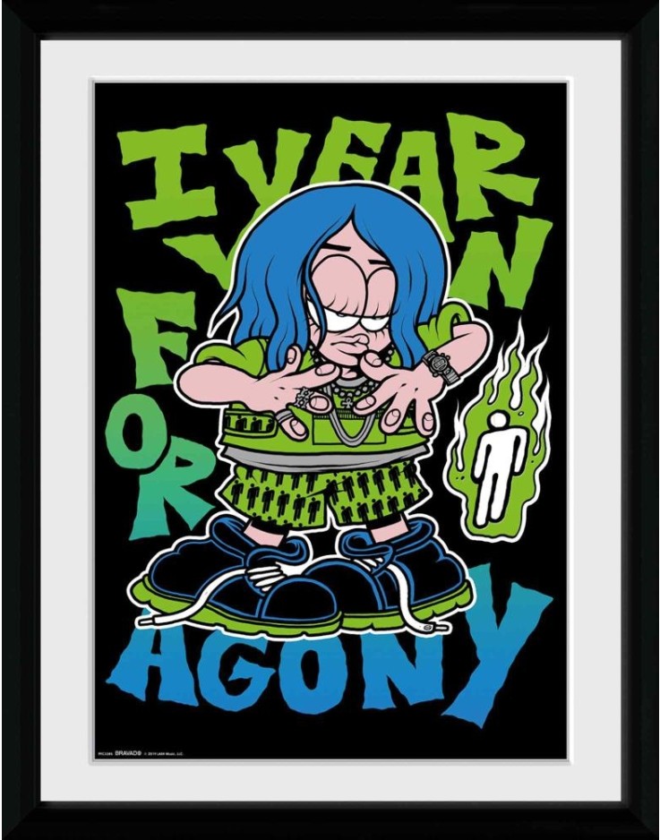 Billie Eilish Agony 30 x 40cm Framed Collector Print