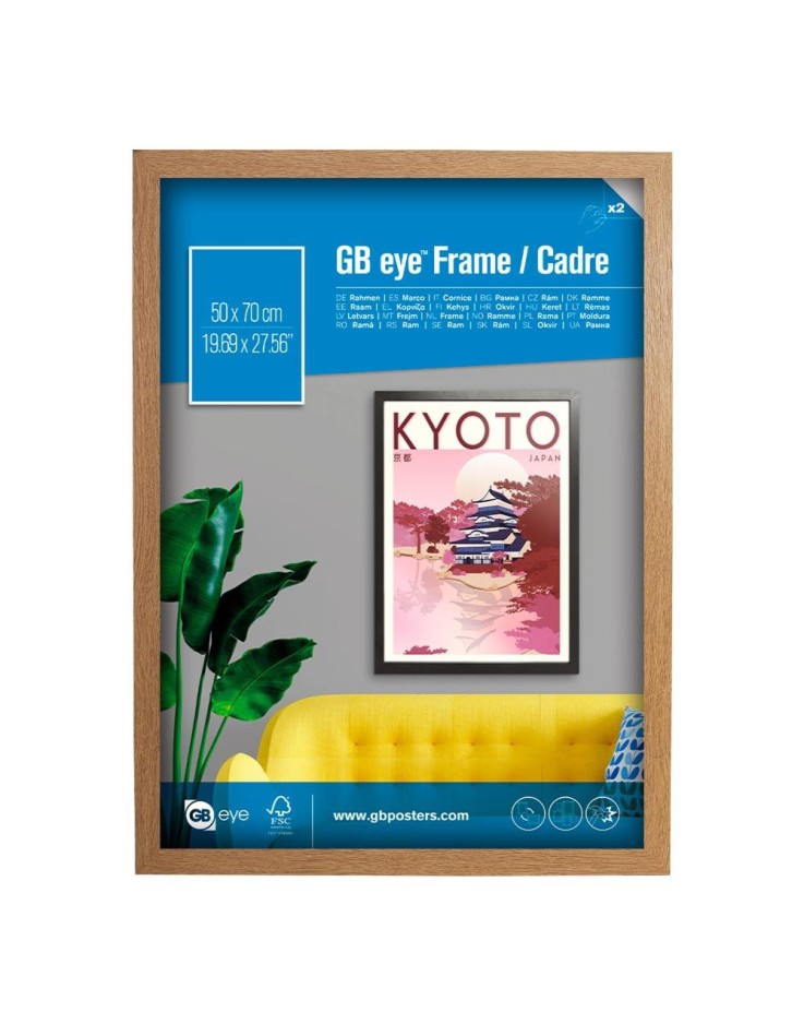 GB Eye Contemporary Wooden Oak Picture Frame - 50 x 70cm