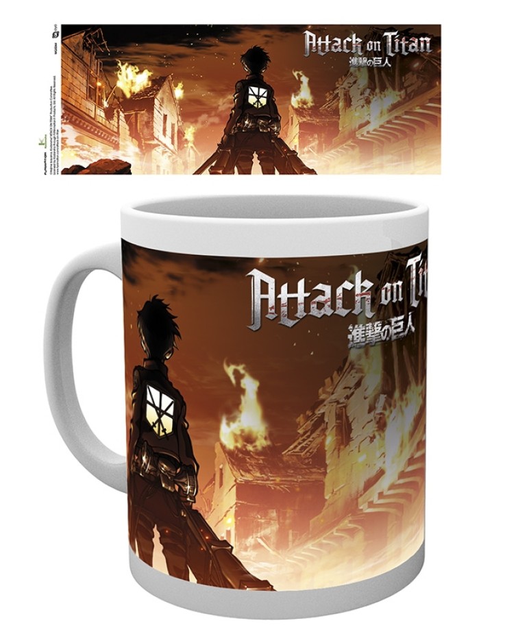 Attack On Titan Key Art Mug