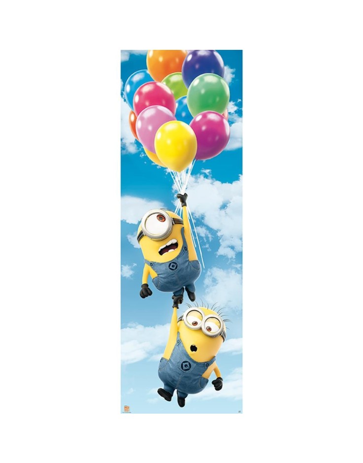 Minions Balloons 53 x 158cm Door Poster