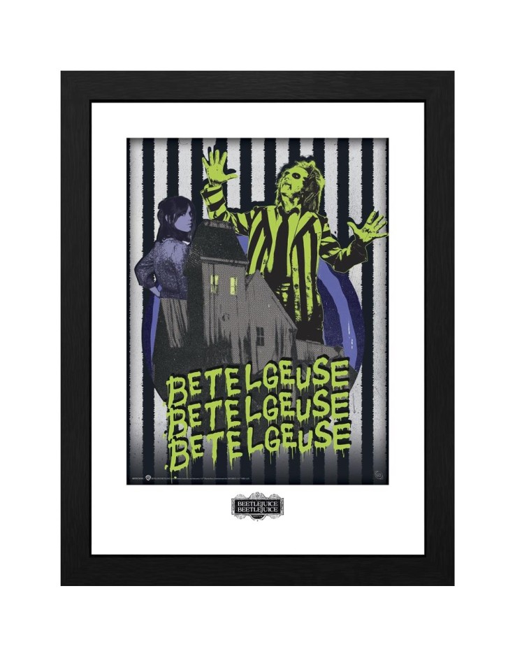 Beetlejuice Beetlejuice 30 x 40cm Framed Collector Print