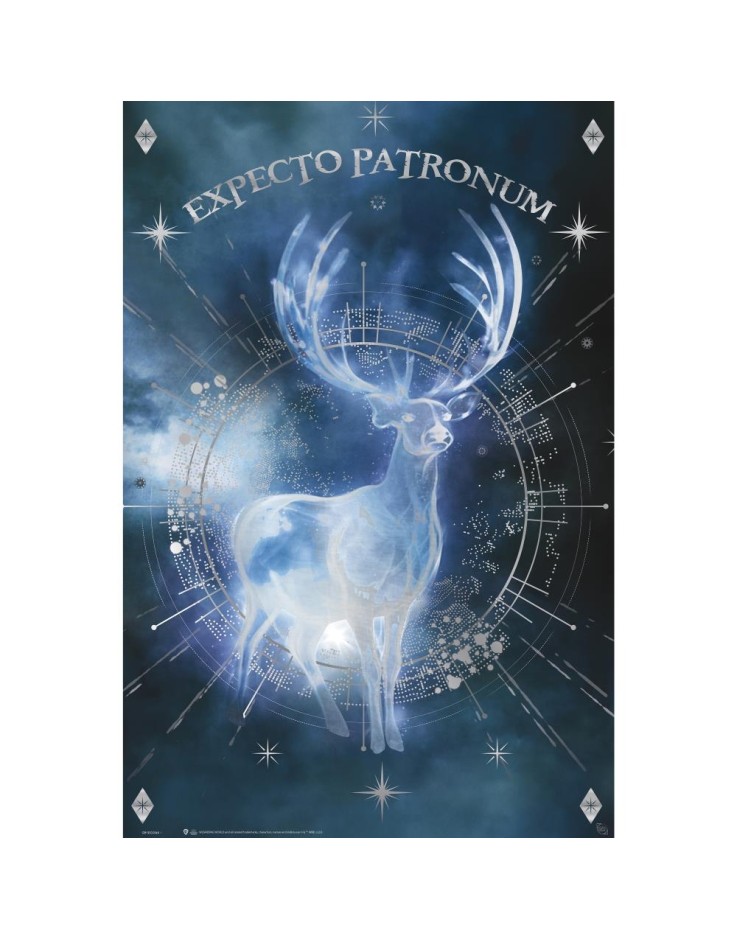Harry Potter Expecto Patronum 61 x 91.5cm Foil Maxi Poster
