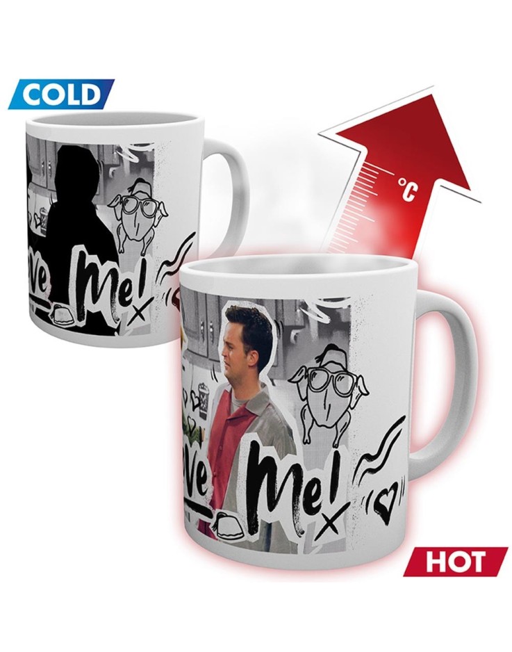 Friends You Love Me Heat Change Mug