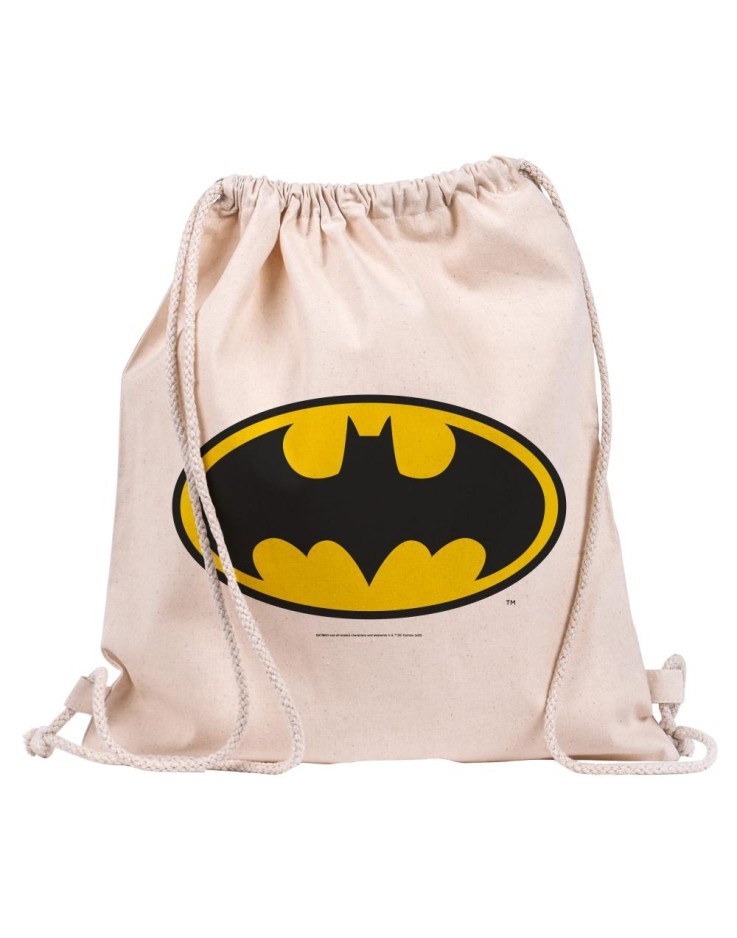 DC Comics Batman Logo Draw String Canvas Eco Bag