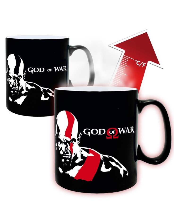 God of War Kratos Heat Change Mug