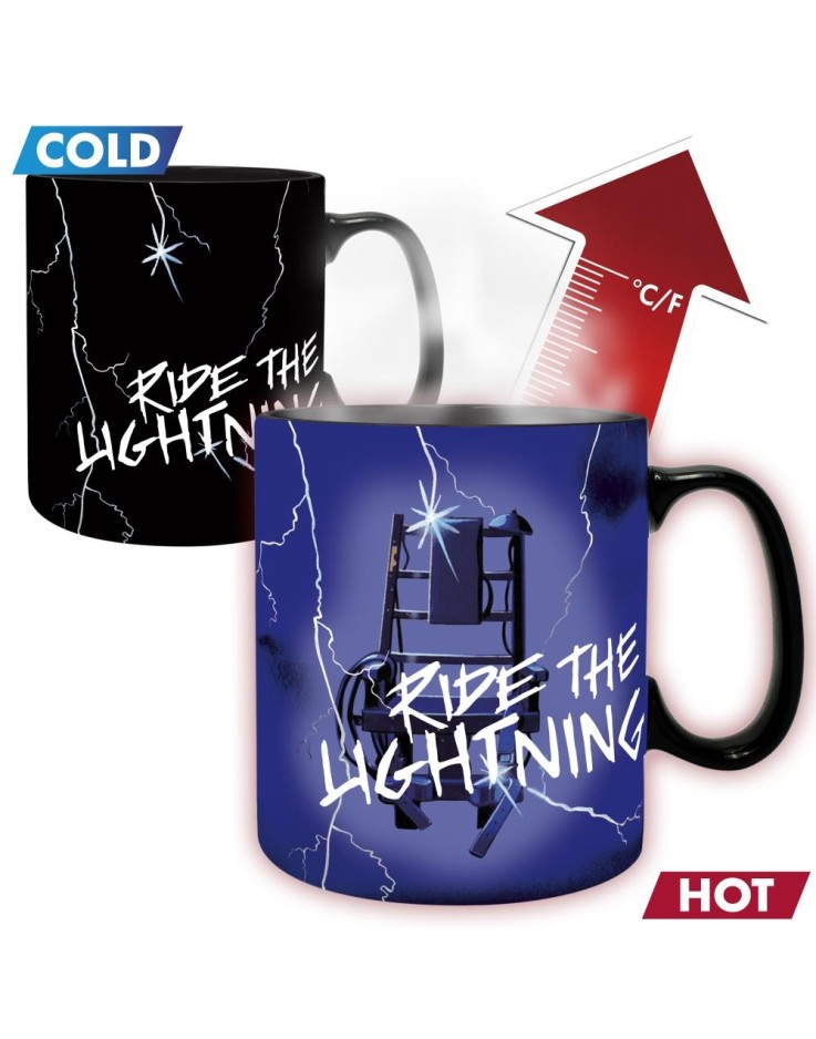 Metallica Ride the Lightning Heat Change Mug