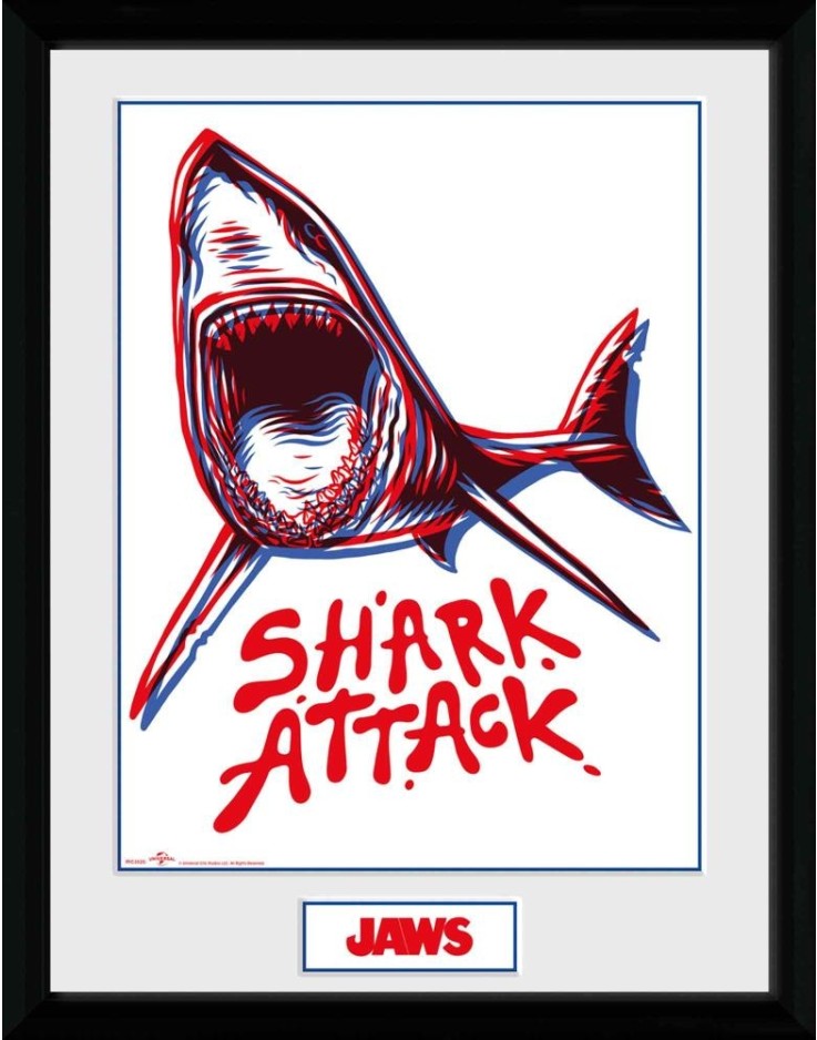 Jaws Film Poster 30 x 40cm Framed Collector Print