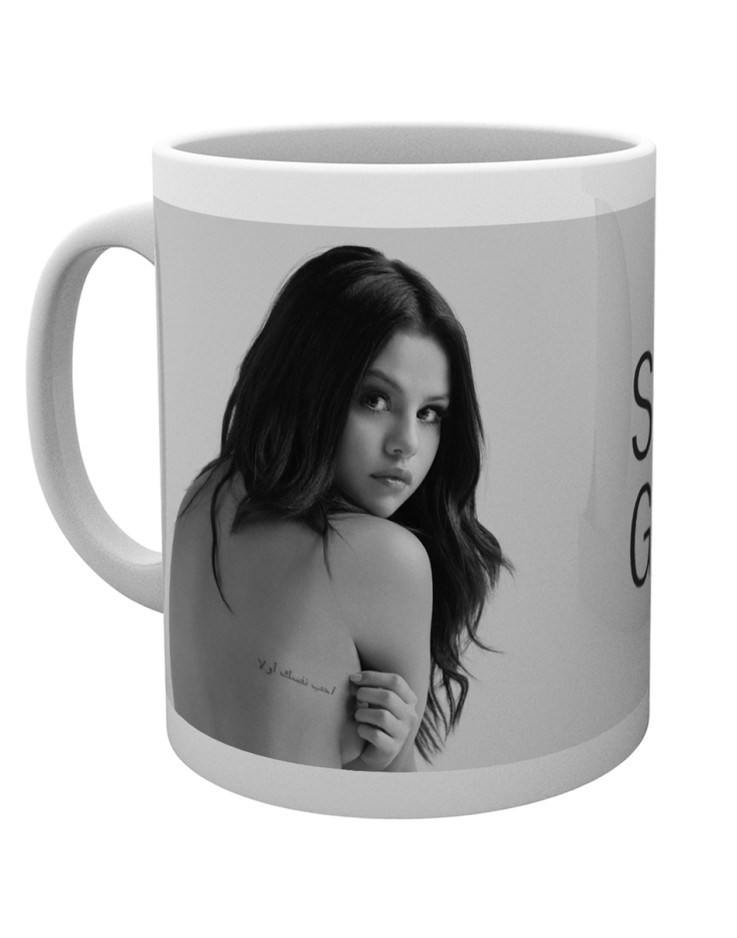 Selena Gomez White Mug