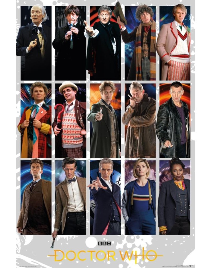 Doctor Who Doctors Grid 61 x 91.5cm Maxi Poster