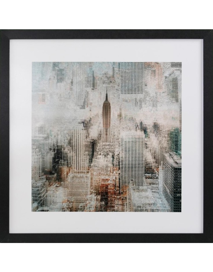 Empire State of Mind - Carmine Chiriacò - 40 x 40cm Framed Print