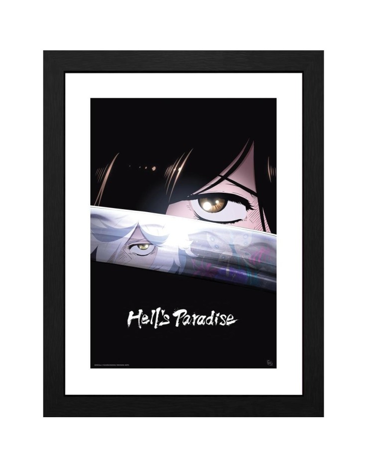 Hell's Paradise Teaser Art S1 30 x 40cm Framed Collector Print