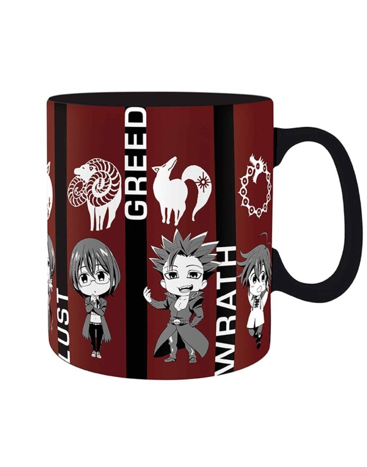 Seven Deadly Sins Chibi Sins Large Mug