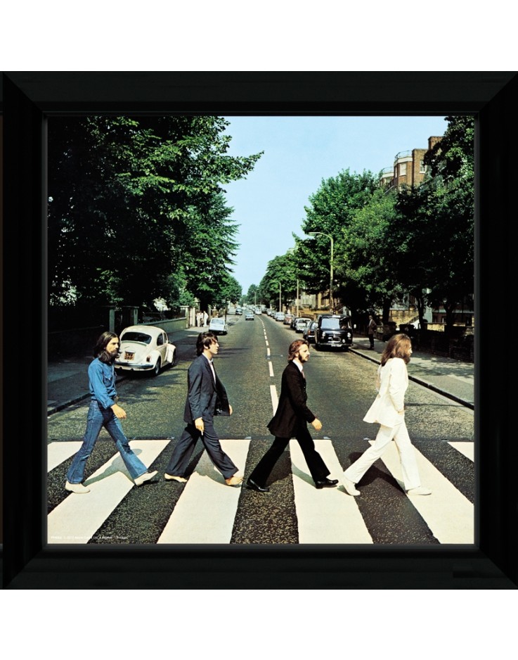 The Beatles Abbey Road 30 x 30cm Framed Collector Print
