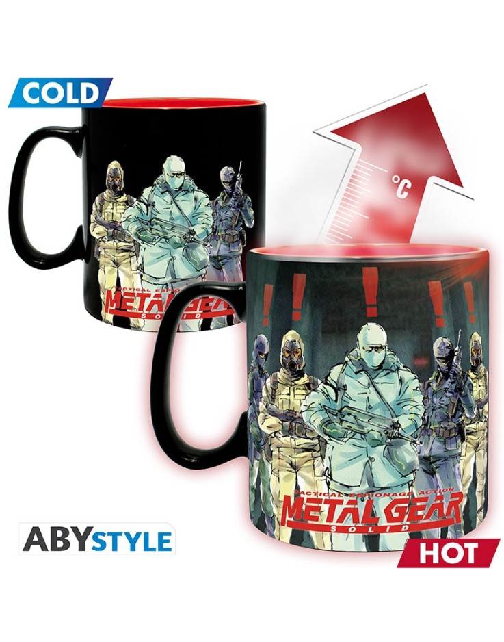 Metal Gear Solid Solid Snake Heat Change Mug