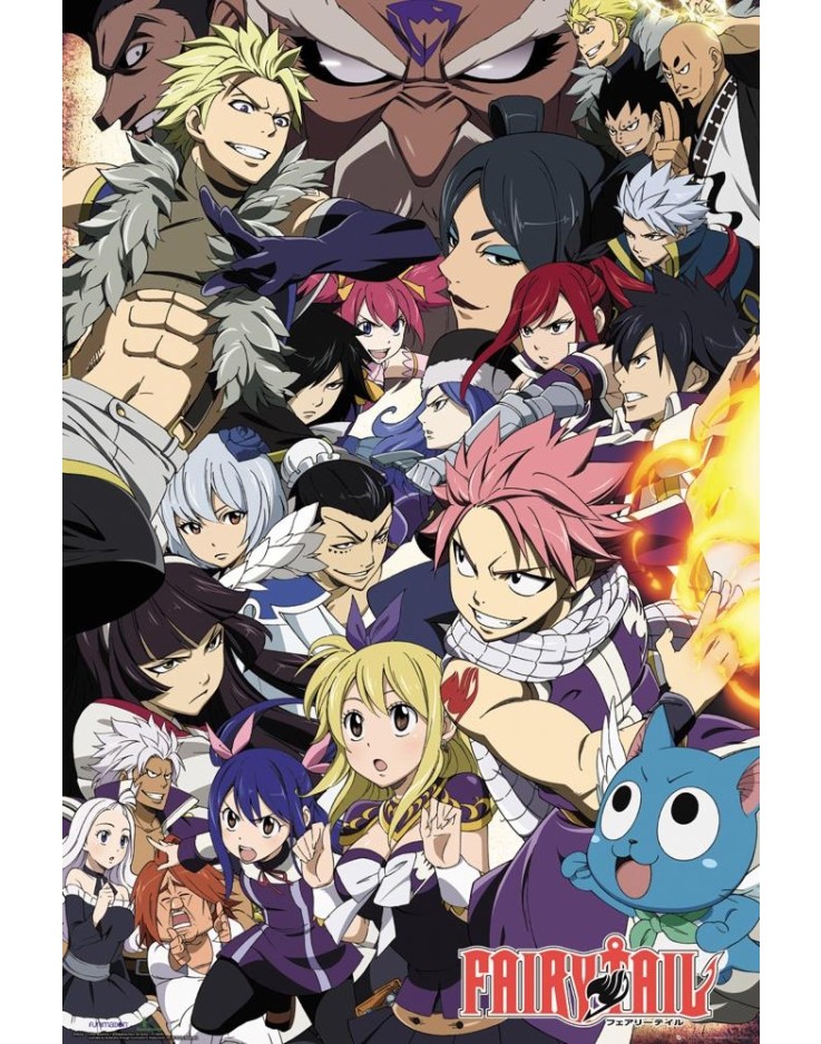 Fairy Tail Season 6 Key Art 61 x 91.5cm Maxi Poster