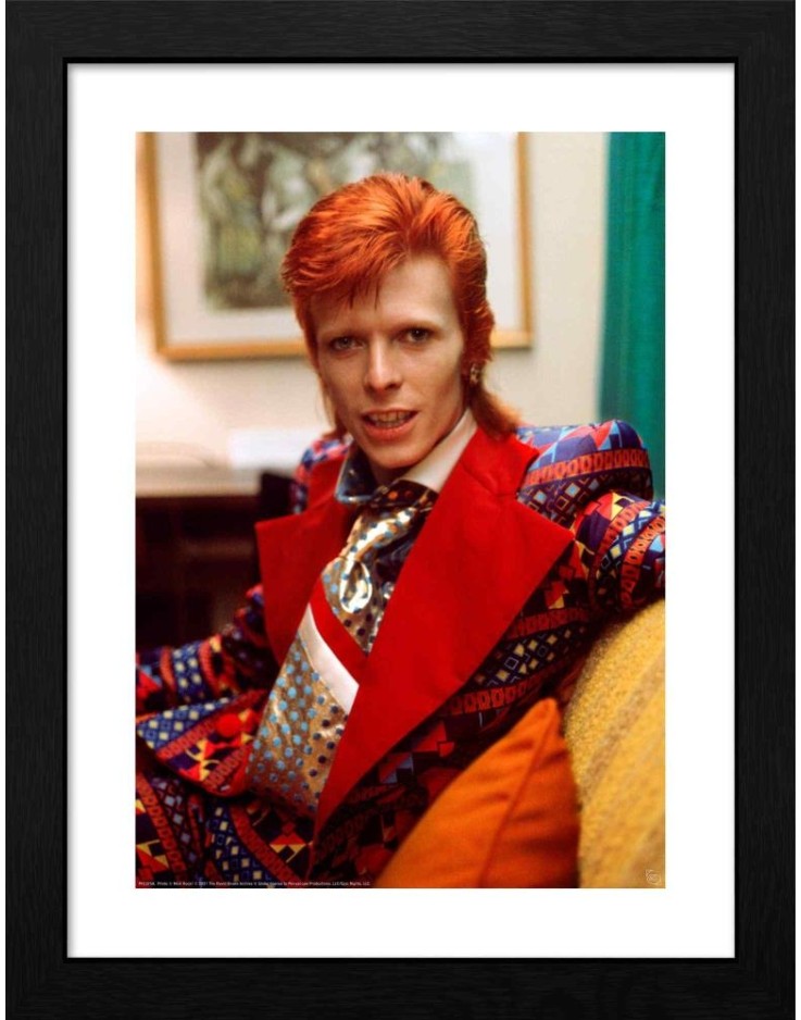 David Bowie Mick Rock 30 x 40cm Framed Collector Print