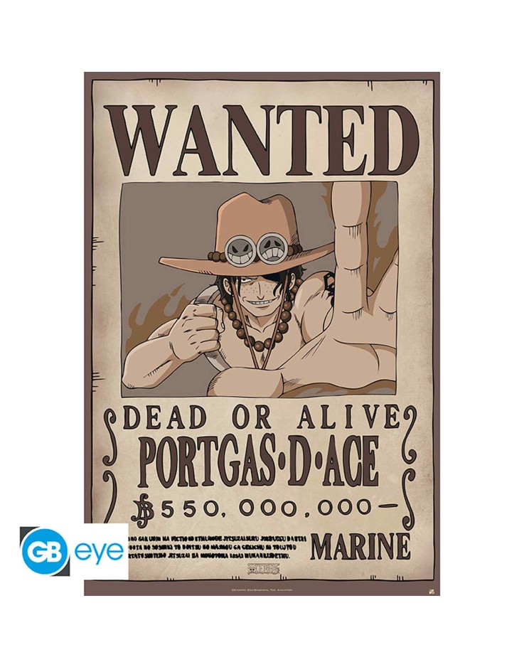 One Piece Wanted Ace 61 x 91.5cm Maxi Poster