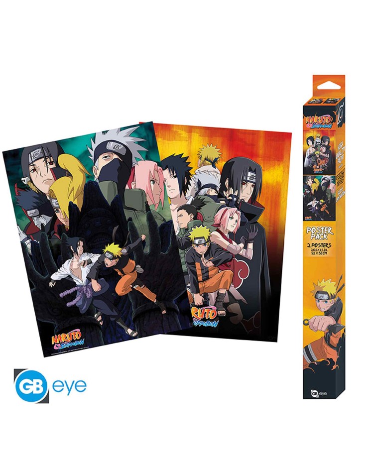 Naruto Ninjas 52 x 38" Chibi Poster