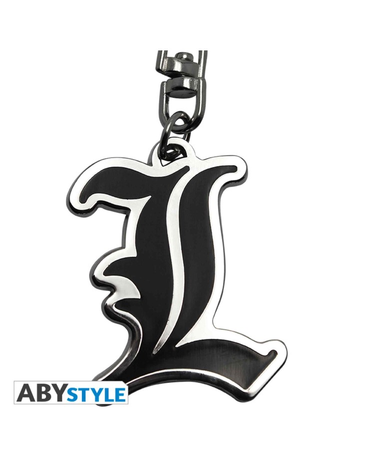 Death Note L Symbol Metal Key Chains