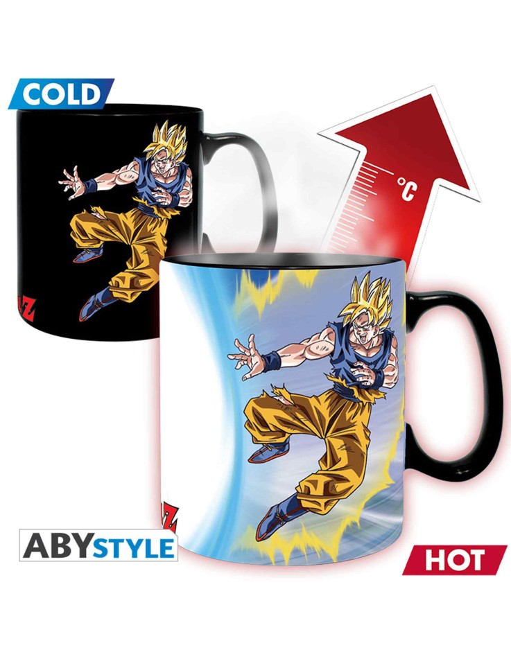 Dragon Ball Goku vs Buu Heat Change Mug