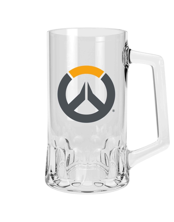 Overwatch Logo 500ml Glass Tankard