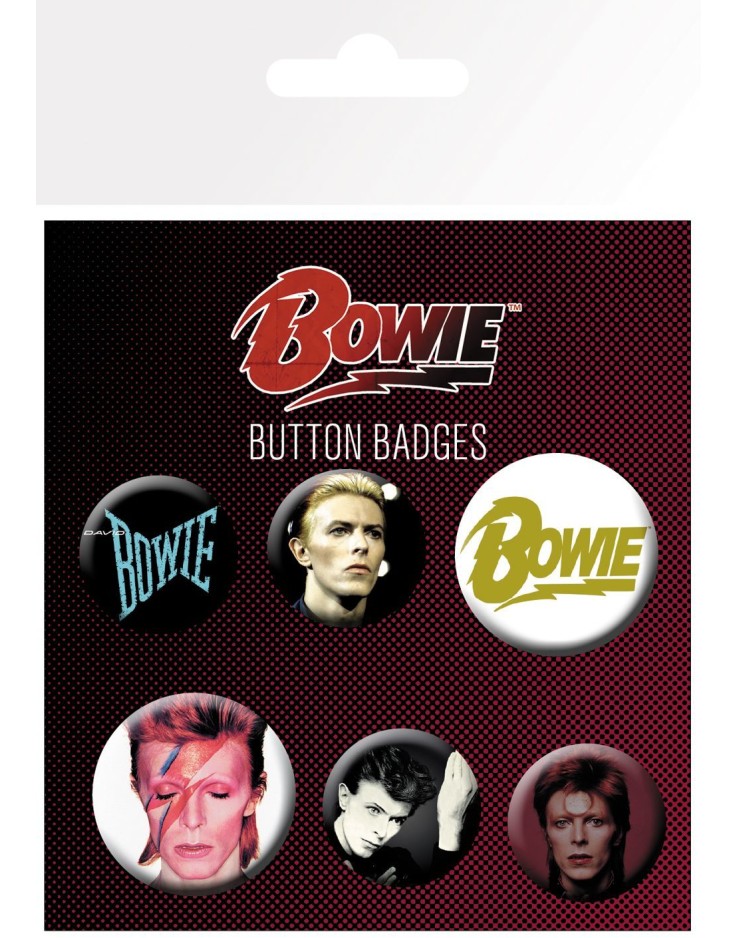 David Bowie Mix Badge Pack