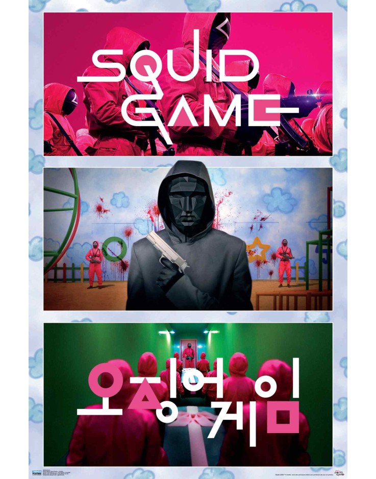 Squid Game Collage 61 x 91.5cm Maxi Poster