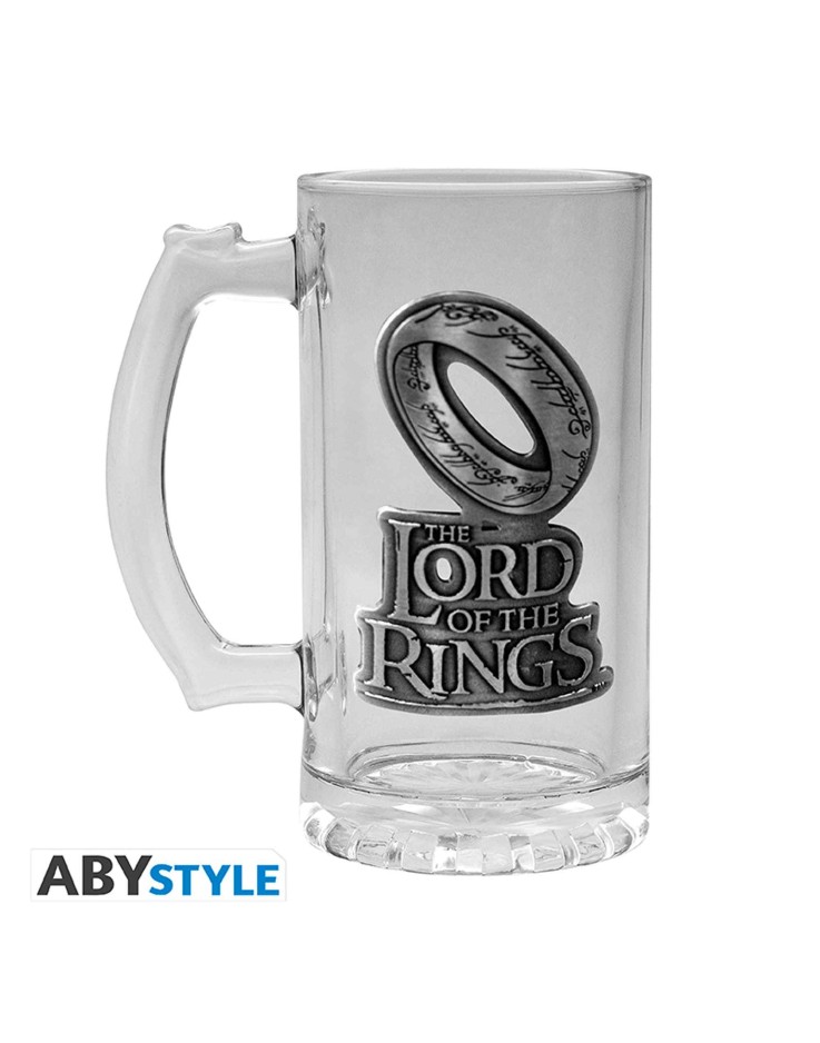 The Lord of The Rings One Ring 500ml Glass Tankard