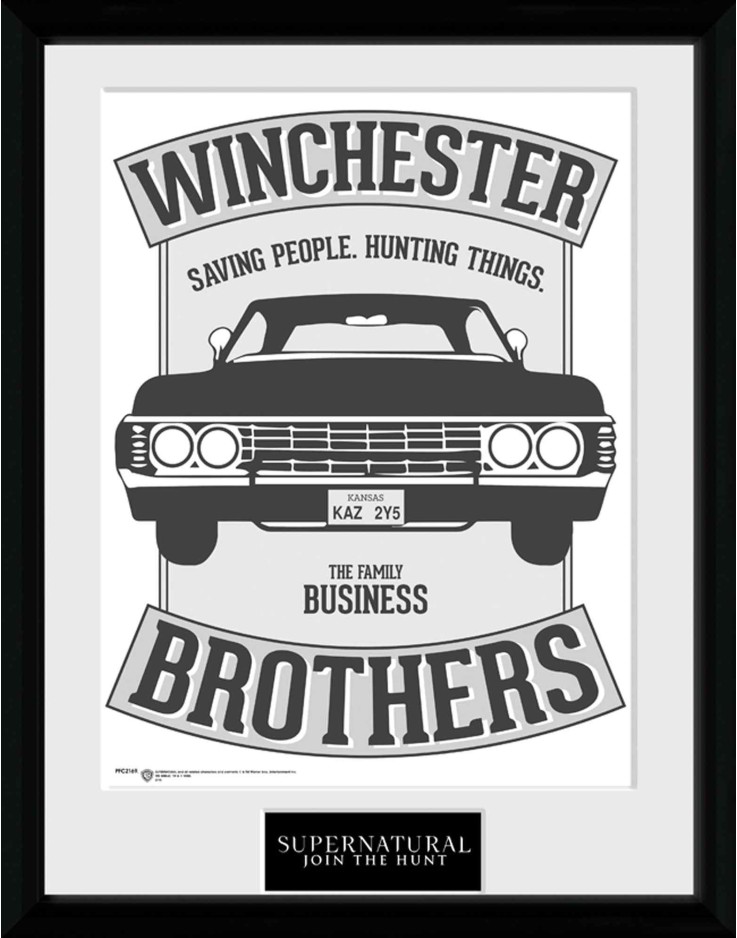 Supernatural Winchester 30 x 40cm Framed Collector Print