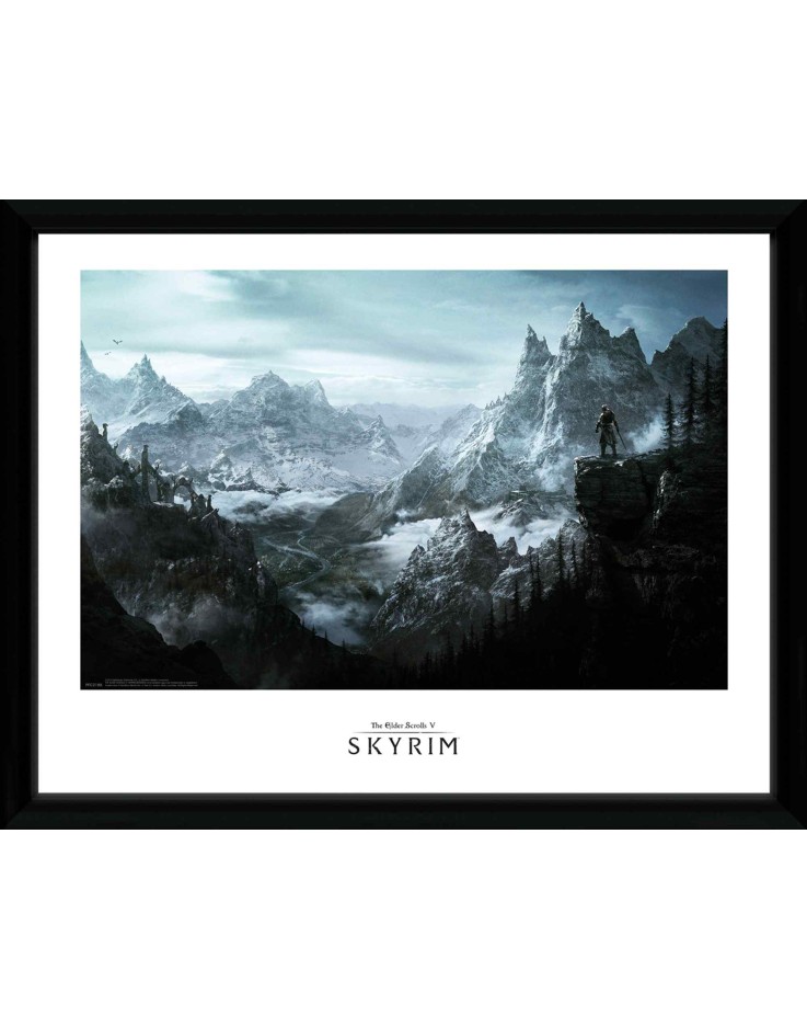Skyrim Vista 30 x 40cm Framed Collector Print