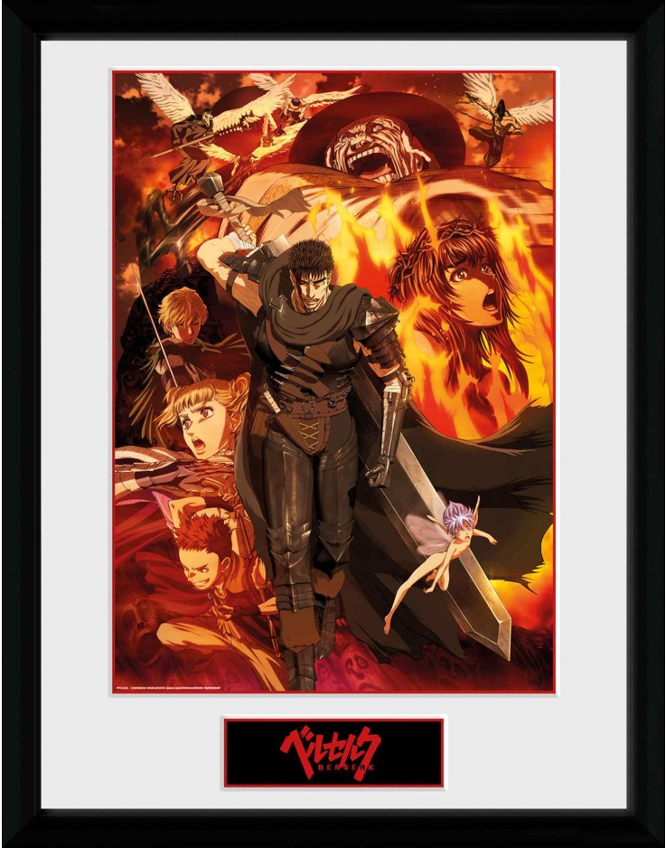 Berserk Collage 30 x 40cm Framed Collector Print