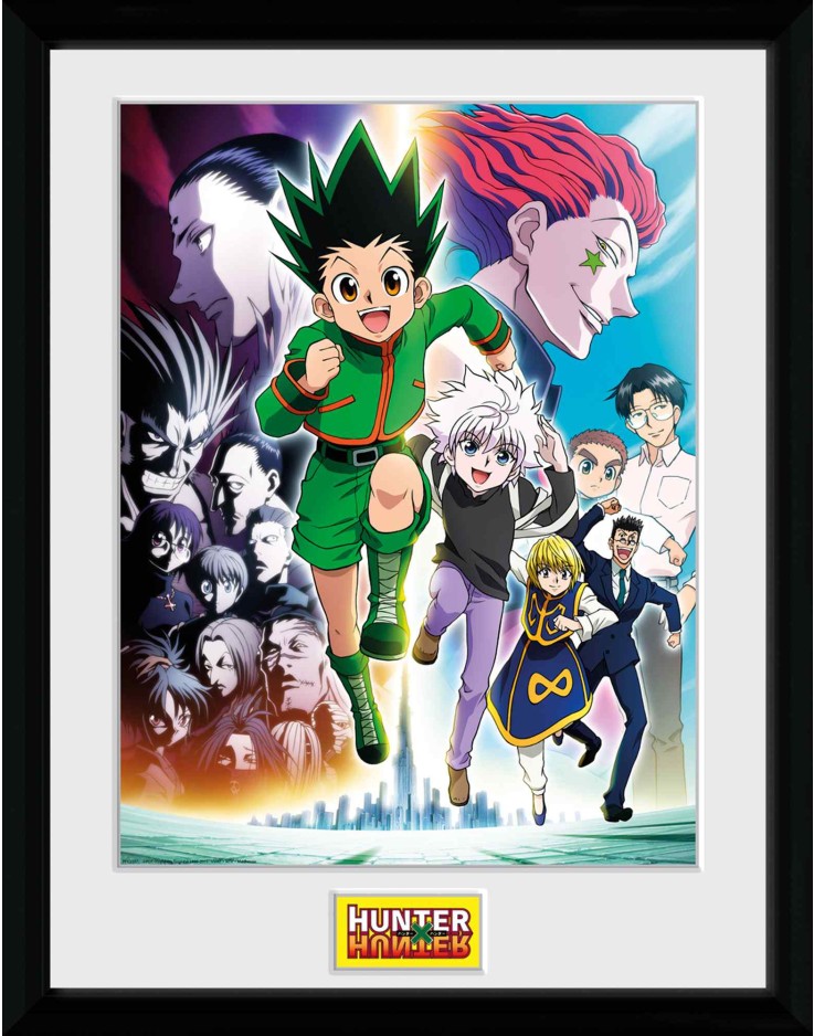 Hunter X Hunter Key Art Running 30 x 40cm Framed Collector Print