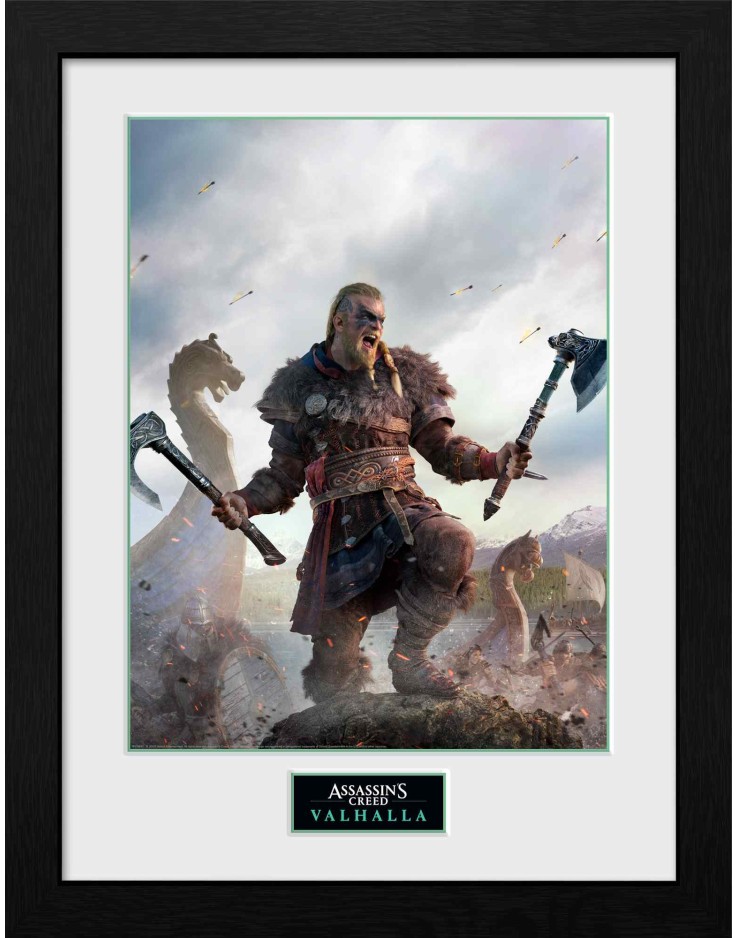 Assassin's Creed Valhalla Gold Edit 30 x 40cm Framed Collector Print