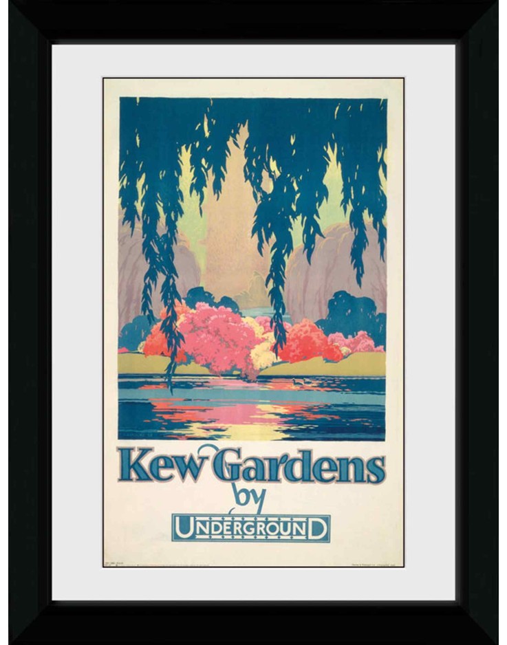 Transport For London Kew Gardens 50 x 70cm Framed Collector Print