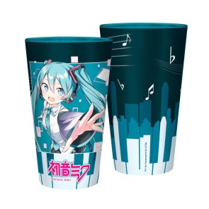 Hatsune Miku Musical City 400ml Glass