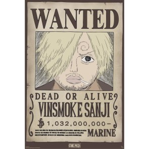 One Piece Wanted Sanji Wano 61 x 91.5cm Maxi Poster