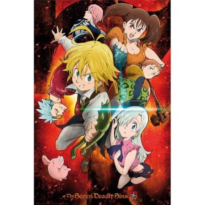 Seven Deadly Sins Characters 1 61 x 91.5cm Maxi Poster