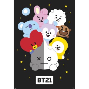 BT21 Characters 61 x 91.5cm Maxi Poster