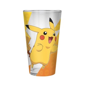 Pokémon Pikachu Metal Foil 400ml Glass