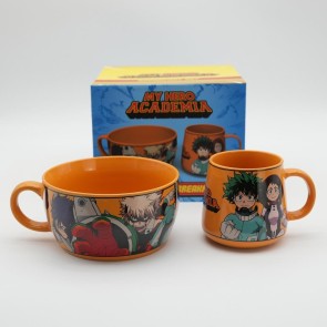 My Hero Academia Heroes Mug & Bowl Breakfast Set