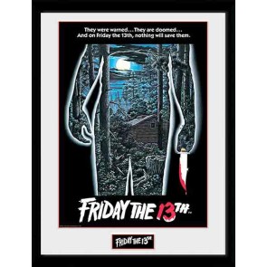 Friday the 13th Movie  30 x 40cm Framed Collector Print