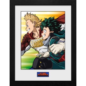 My Hero Academia Season 4 Teaser 30 x 40cm Framed Collector Print